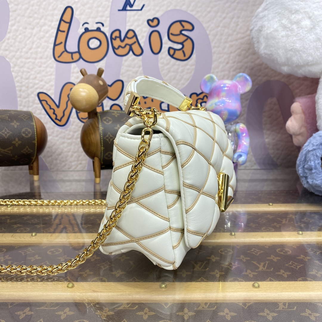 LV M24186 Louis Vuitton GO-14 MM Bag Off-white | lv m24186 louis vuitton go 14 mm bag off white 3