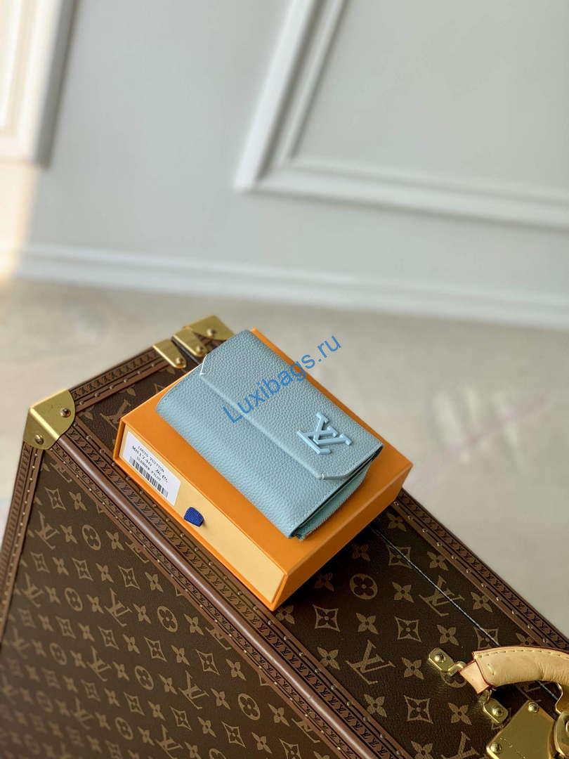 LV M81740 Louis Vuitton Pilot Wallet Light Blue | lv m81740 louis vuitton pilot wallet light blue 3