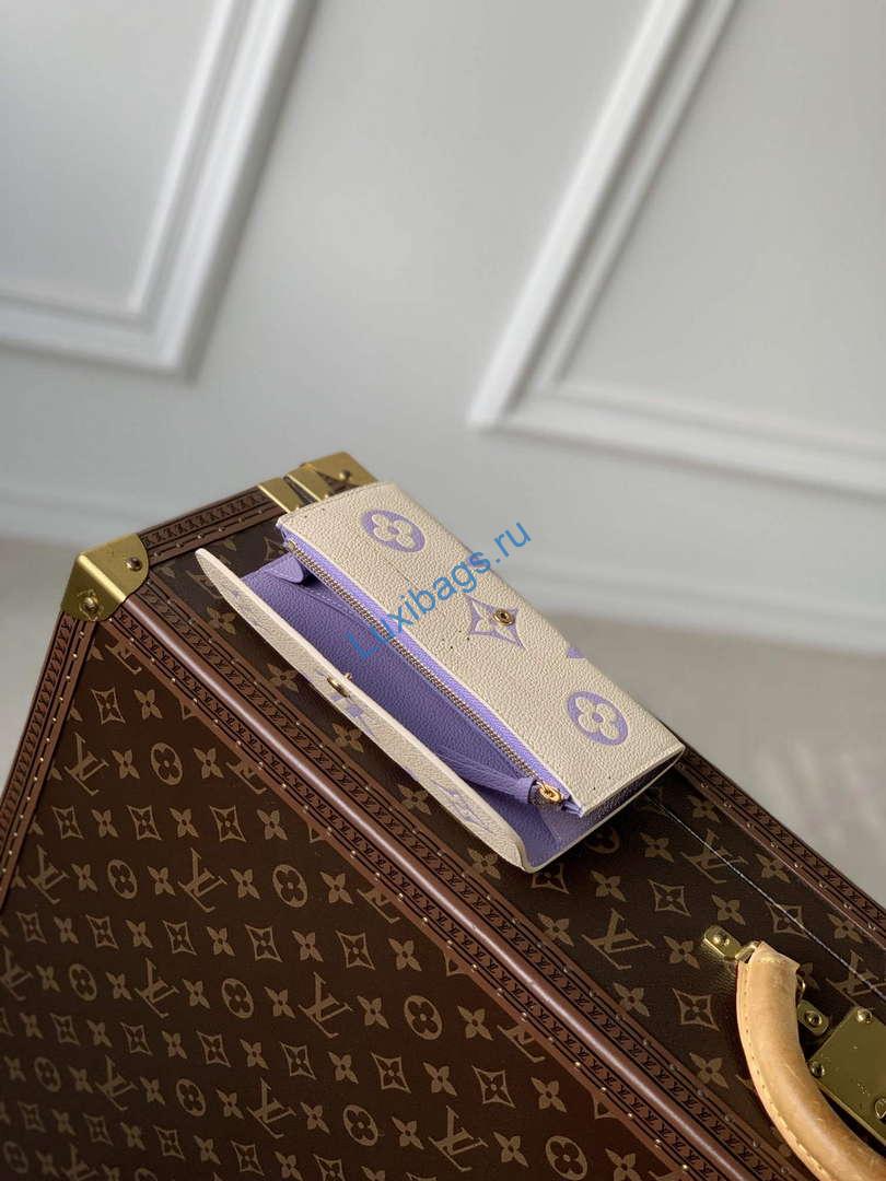 LV M82341 Louis Vuitton Emilie Wallet Taro Purple | lv m82341 louis vuitton emilie wallet taro purple 6