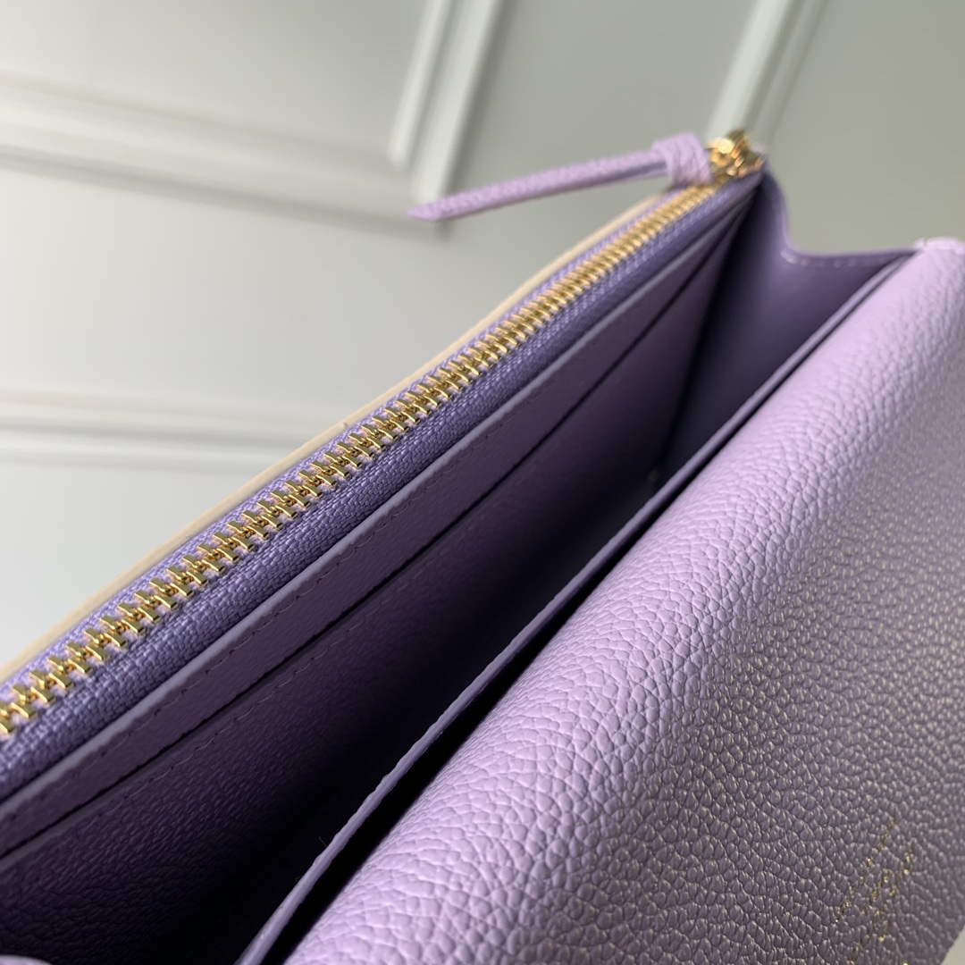 LV M82341 Louis Vuitton Emilie Wallet Taro Purple | lv m82341 louis vuitton emilie wallet taro purple 9