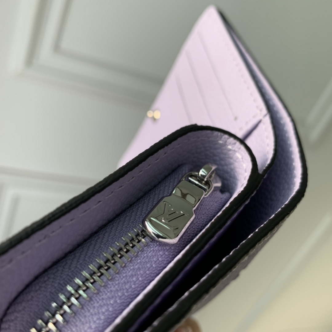 LV M82515 Louis Vuitton Cléa Wallet Monogram empreinte Purple | lv m82514 louis vuitton cl a wallet monogram empreinte purple 05