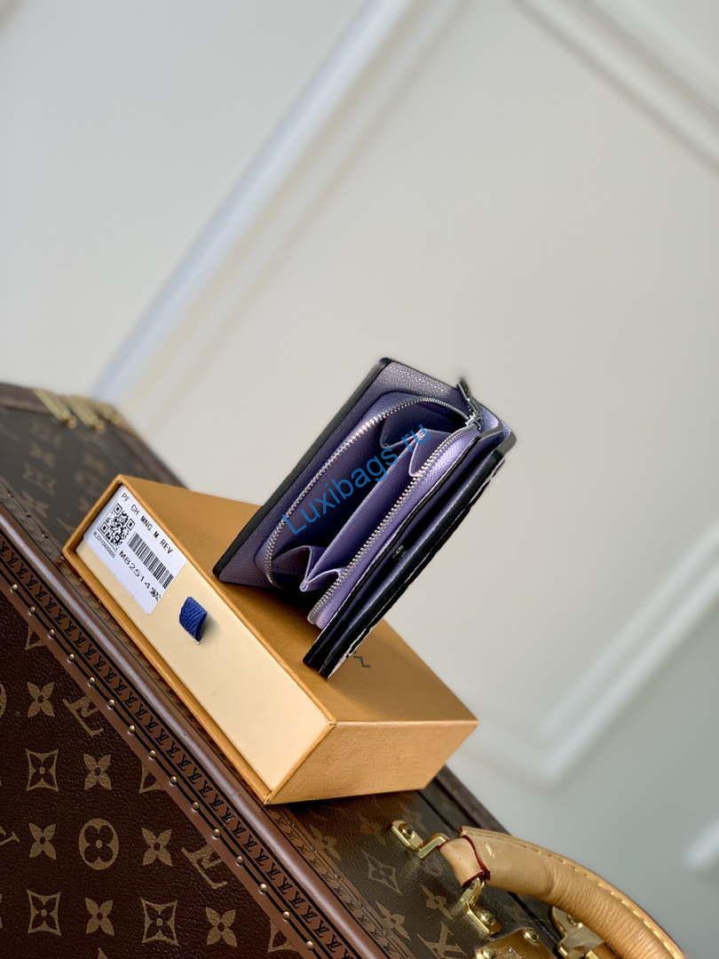 LV M82515 Louis Vuitton Cléa Wallet Monogram empreinte Purple | lv m82514 louis vuitton clea wallet monogram empreinte purple 09