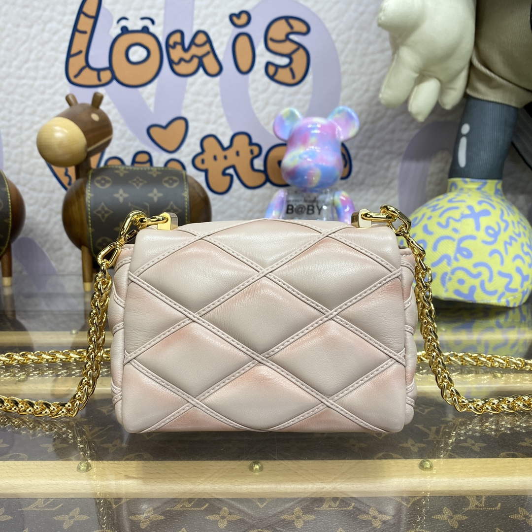 LV M82752 Louis Vuitton Pico GO-14 Bag Beige/Pink | lv m82752 louis vuitton pico go 14 bag beige pink 2