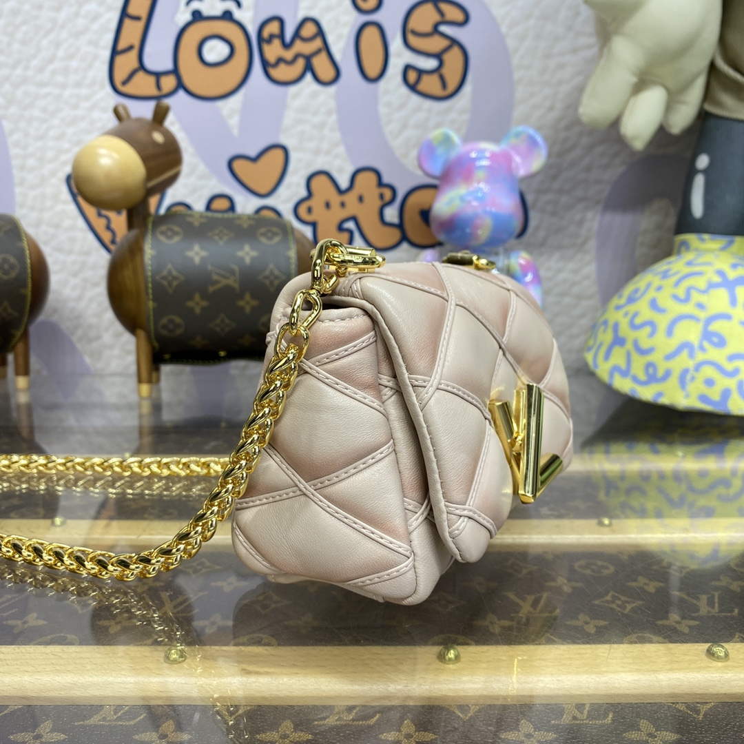 LV M82752 Louis Vuitton Pico GO-14 Bag Beige/Pink | lv m82752 louis vuitton pico go 14 bag beige pink 3