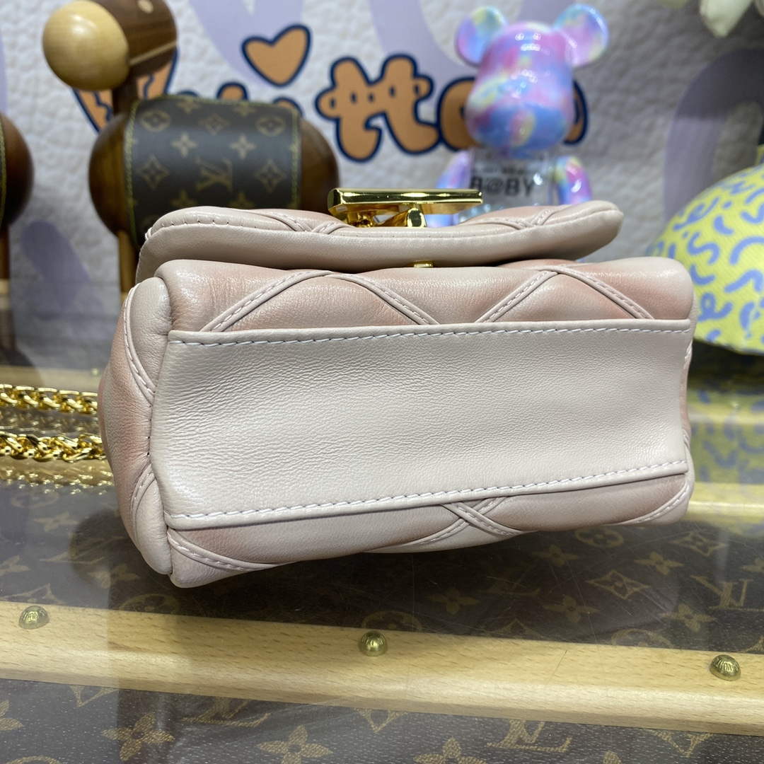 LV M82752 Louis Vuitton Pico GO-14 Bag Beige/Pink | lv m82752 louis vuitton pico go 14 bag beige pink 4
