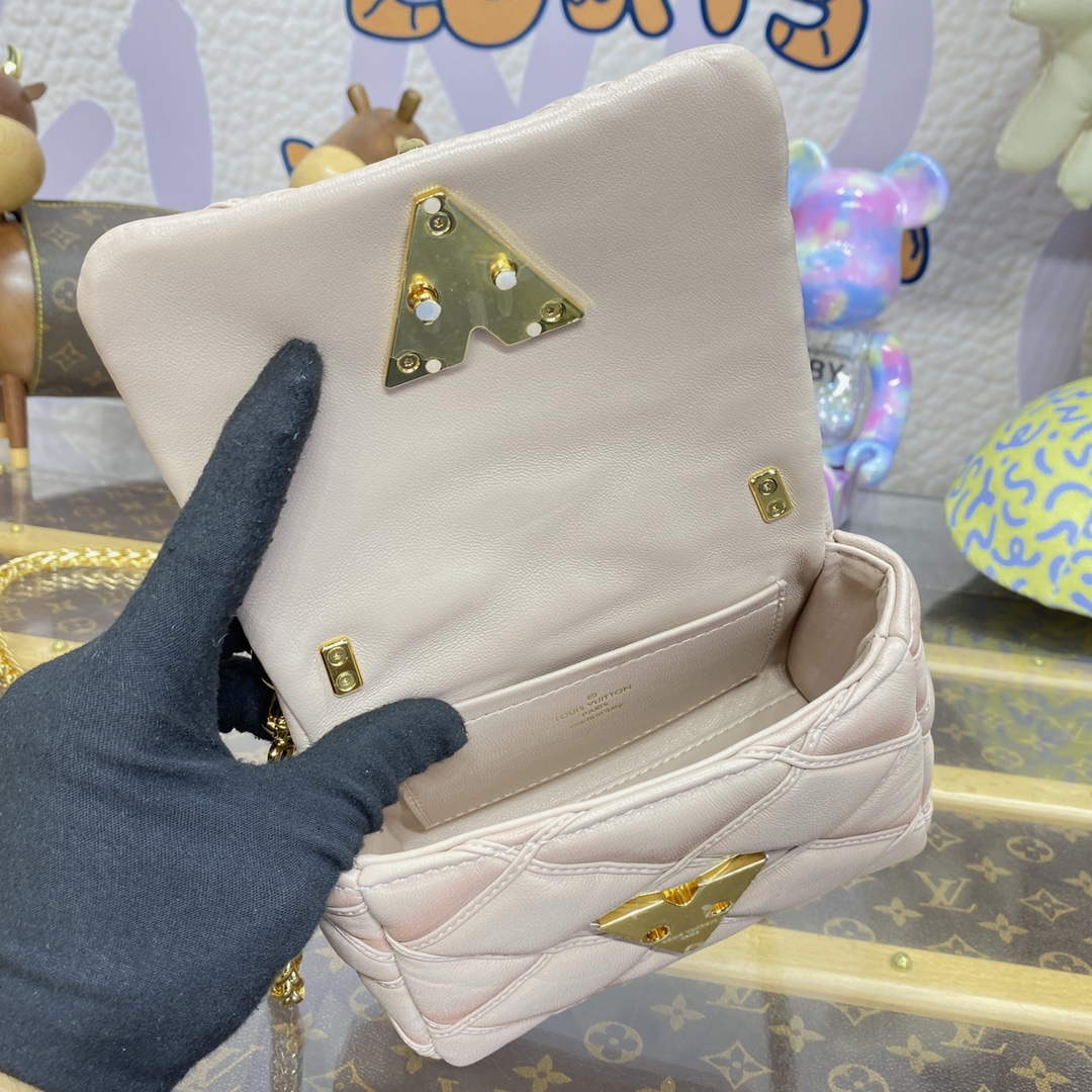 LV M82752 Louis Vuitton Pico GO-14 Bag Beige/Pink | lv m82752 louis vuitton pico go 14 bag beige pink 9