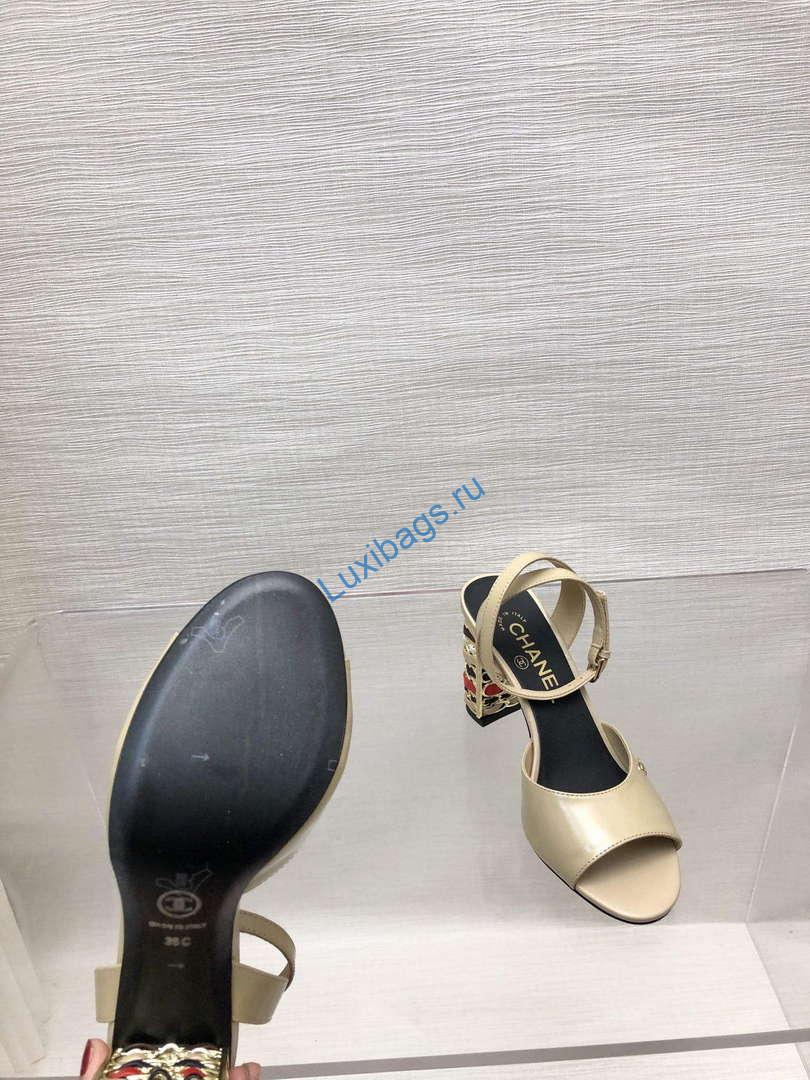 Chanel Women's Sandals Fashion Shoes C93217 | chanel womens sling back fashion shoes c93217 8