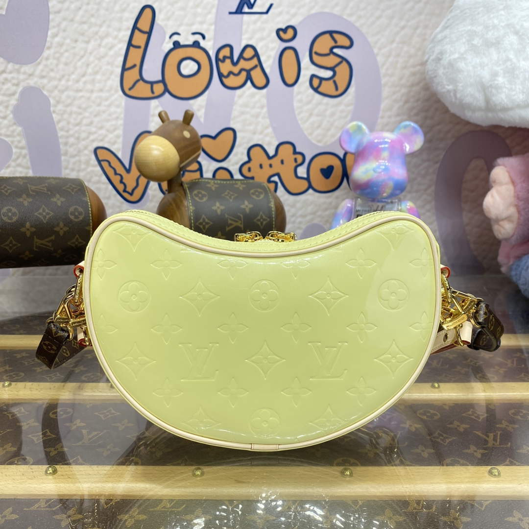 LV M24020 Louis Vuitton Croissant PM Bag Yellow | lv m24020 louis vuitton croissant pm bag yellow 2