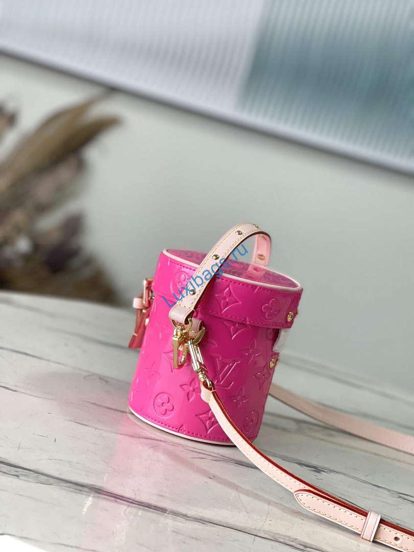 LV M24102 Louis Vuitton Astor Monogram Vernis Bag Neon Pink | lv m24102 louis vuitton astor monogram vernis bag neon pink 2