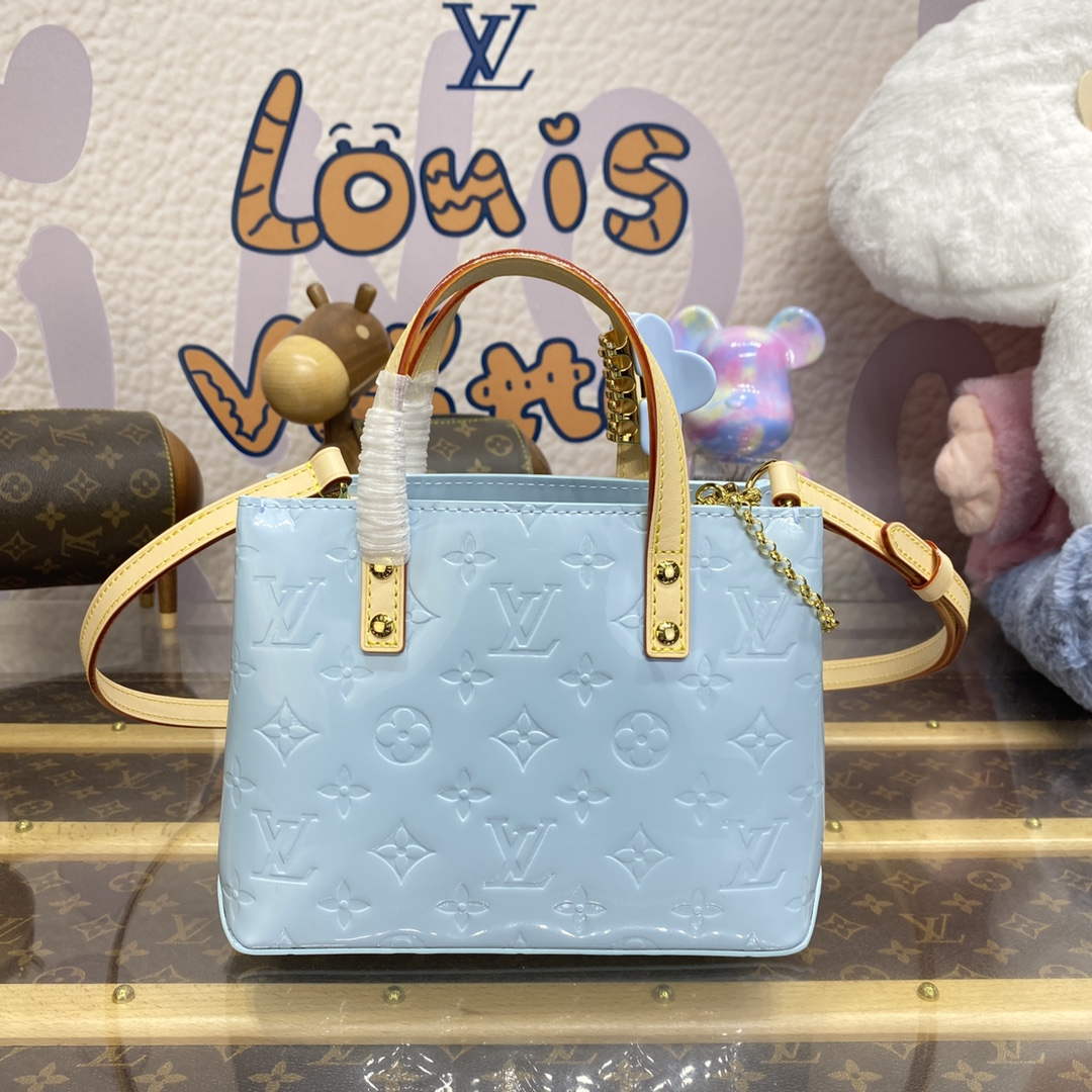 LV M24144 Louis Vuitton Reade PM Bag Sky Blue | lv m24144 louis vuitton reade pm bag sky blue 2