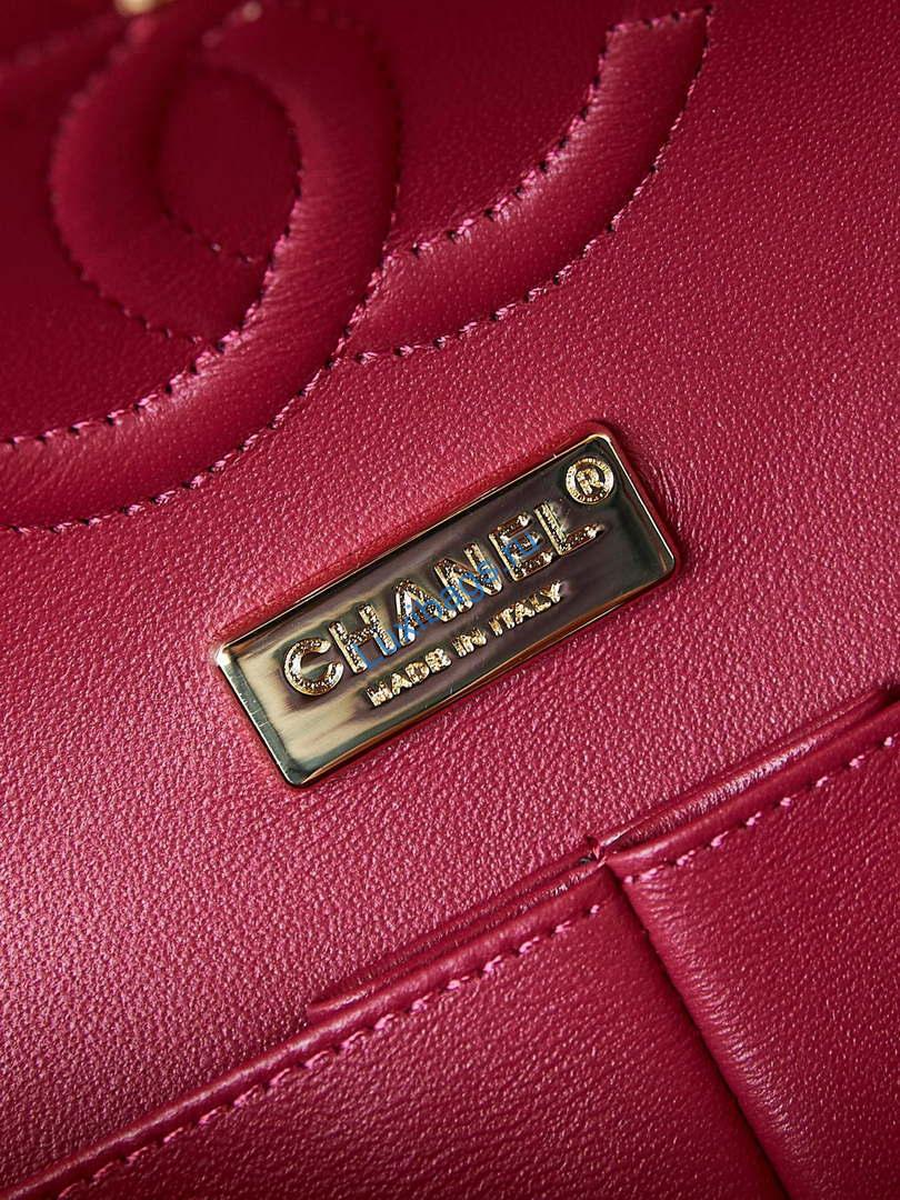 Chanel 24C A01113 Flap Handbag Classic Bag Cotton Tweed A69900 Pink and White | chanel 24c a01113 flap handbag classic bag cotton tweed a69900 pink and white 08