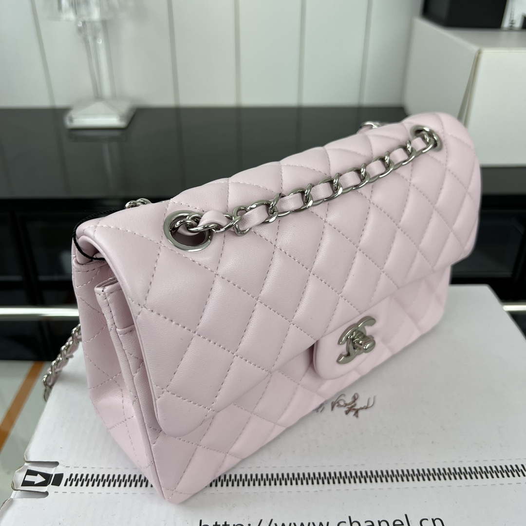 Chanel A01117 Flap Handbag Classic Bag Light Pink Lambskin | chanel a01117 flap handbag classic bag lambskin 312 ee58eeda 92c0 4d72 aee6 e03d3d16f98e