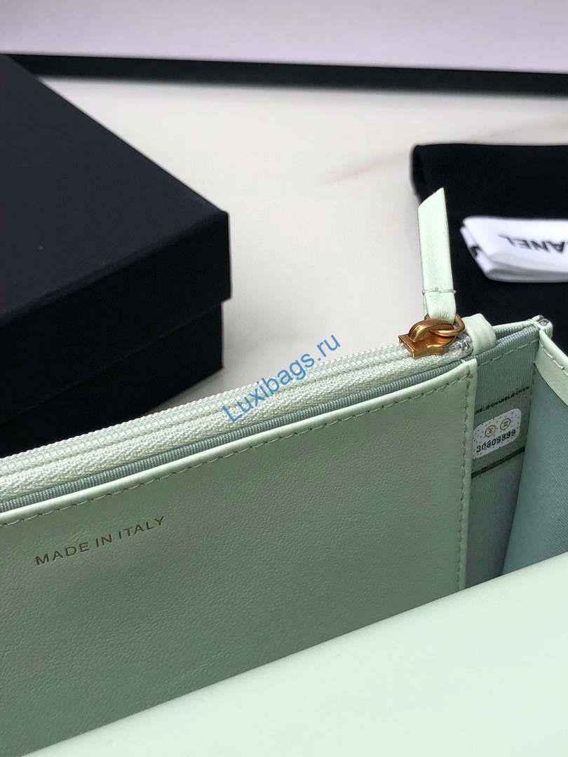 Chanel AP0957 19 Wallet on Chain Woc Shiny Lambskin Green | chanel ap0957 19 wallet on chain woc shiny lambskin green 09