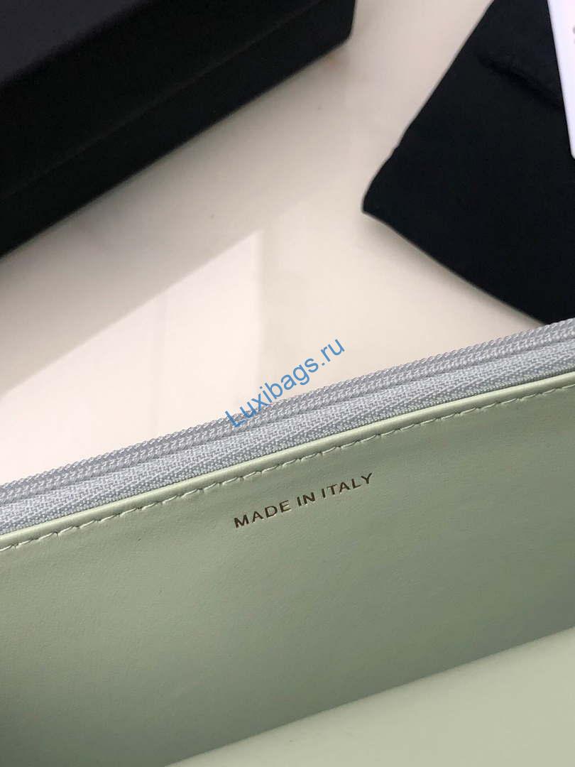 Chanel AP0957 19 Wallet on Chain Woc Shiny Lambskin Green Silver | chanel ap0957 19 wallet on chain woc shiny lambskin green silver 09