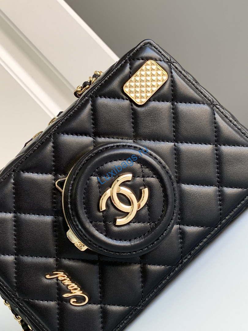 Chanel AS4817 Camera Case Black Lambskin Bag | chanel as4264 camera case black lambskin bag 05