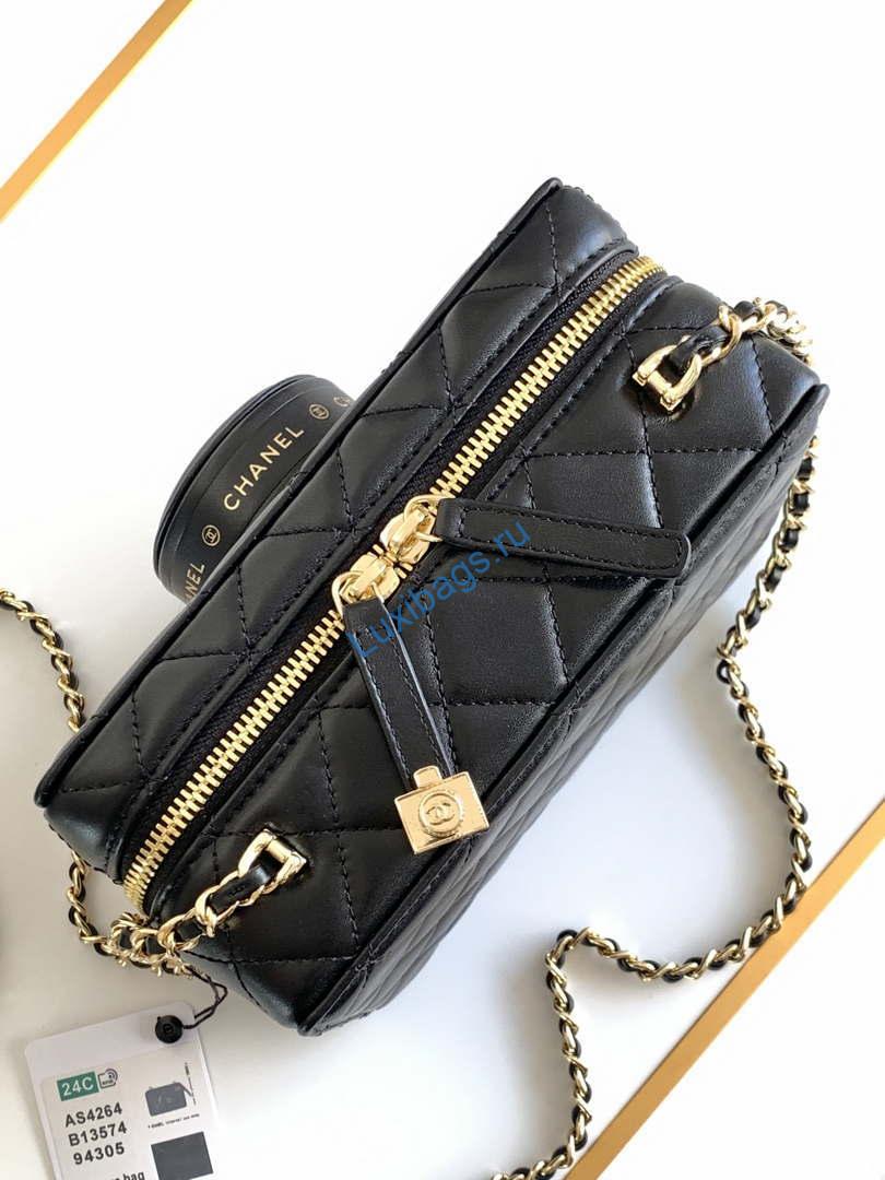 Chanel AS4817 Camera Case Black Lambskin Bag | chanel as4264 camera case black lambskin bag 06