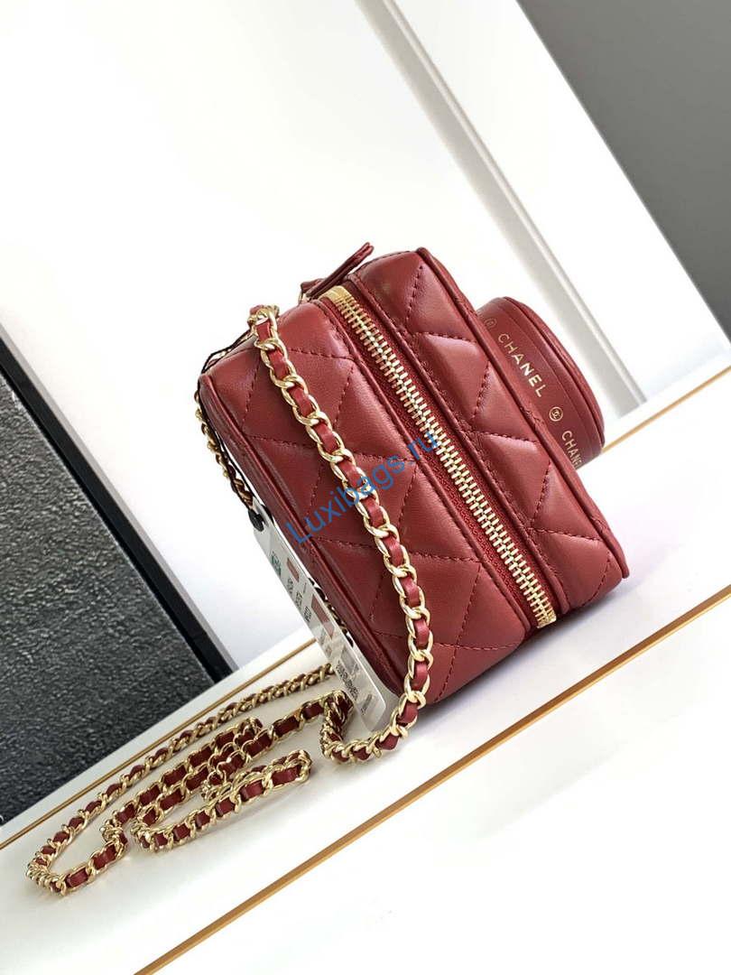 Chanel AS4817 Camera Case Red Lambskin Bag | chanel as4264 camera case red lambskin bag 02