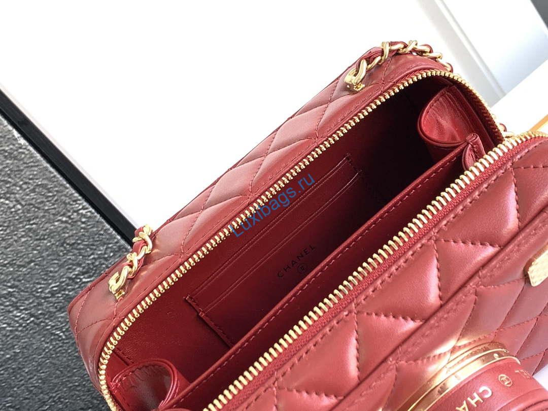 Chanel AS4817 Camera Case Red Lambskin Bag | chanel as4264 camera case red lambskin bag 09