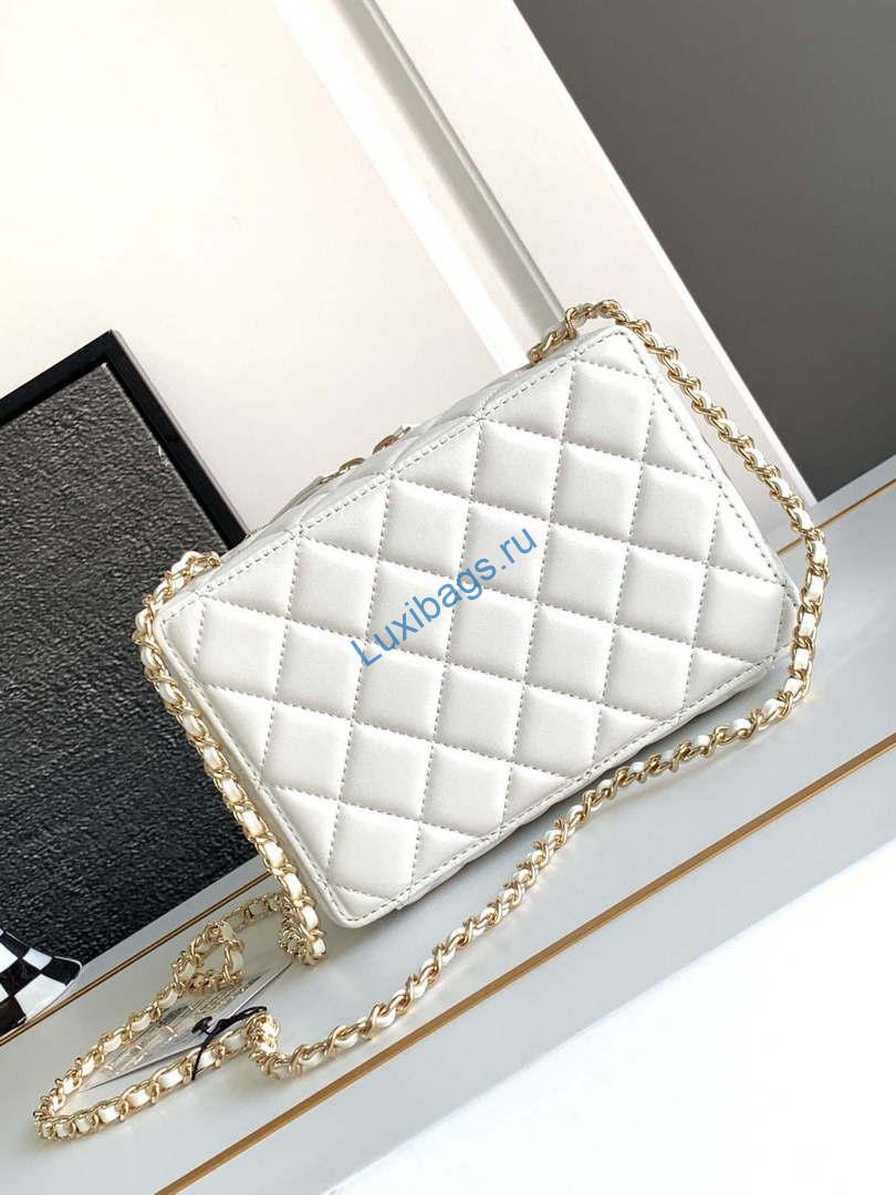 Chanel AS4817 Camera Case White Lambskin Bag | chanel as4264 camera case white lambskin bag 03
