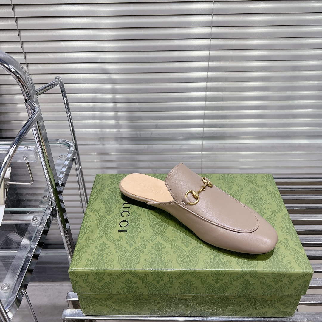 Gucci 423513 Women's Princetown Leather Slipper G53191 | gucci 423513 womens princetown leather slipper g53191 4