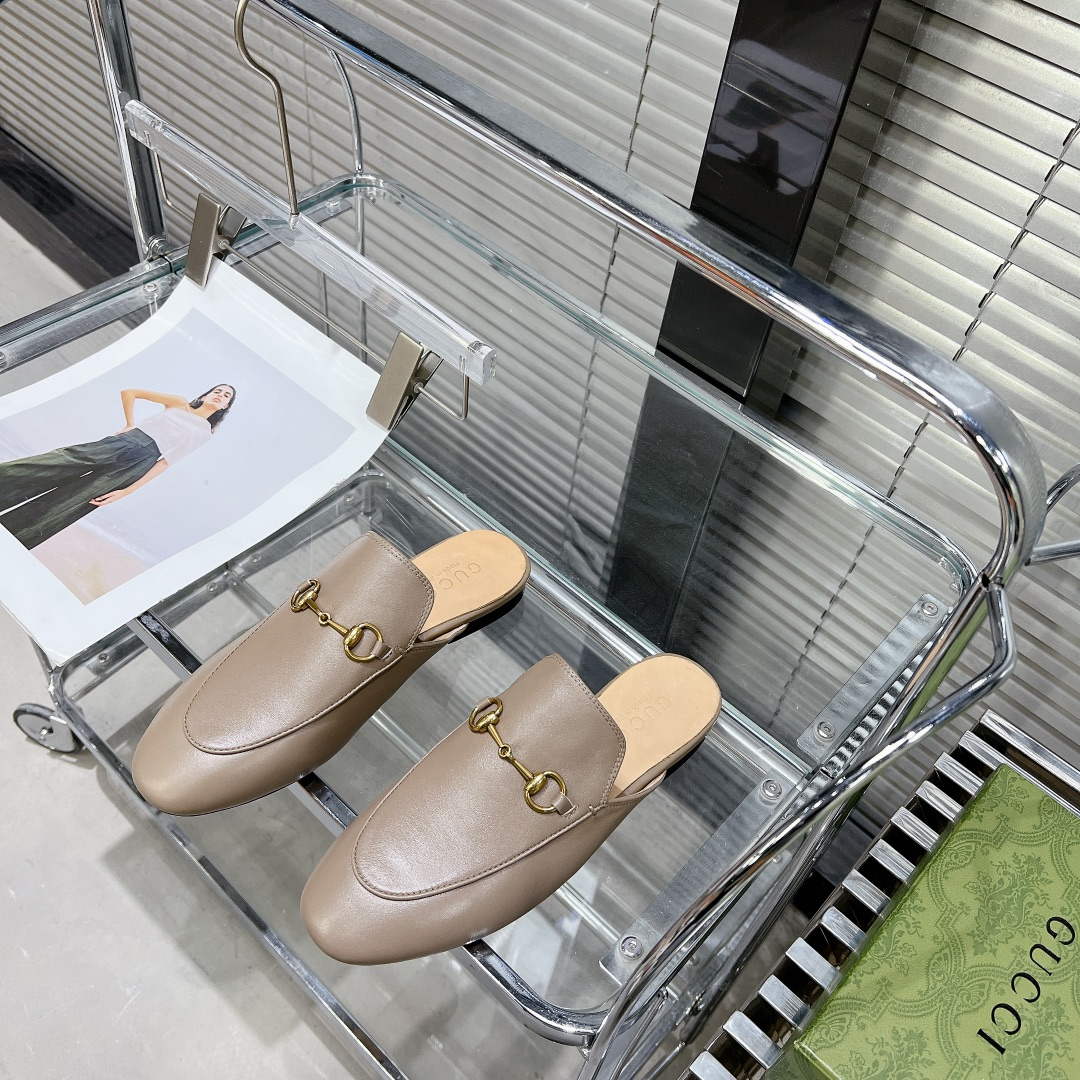 Gucci 423513 Women's Princetown Leather Slipper G53191 | gucci 423513 womens princetown leather slipper g53191 5