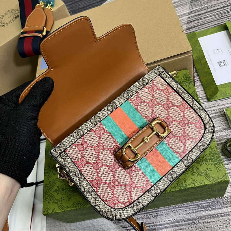 Gucci 658574 Gucci Horsebit 1955 Mini Bag Red Print | gucci 658574 gucci horsebit 1955 mini bag red print 8