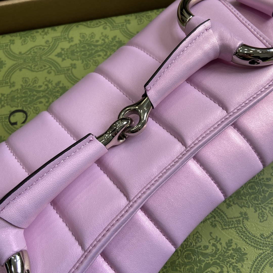 Gucci 764255 Gucci Horsebit Chain Medium Shoulder Bag Symphony powder | gucci 764255 gucci horsebit chain medium shoulder bag symphony powder 5