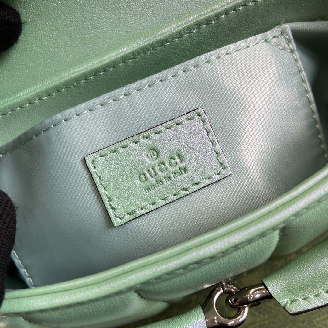 Gucci 764339 Gucci Horsebit Chain Small Shoulder Bag Symphony green | gucci 764339 gucci horsebit chain small shoulder bag symphony green 9
