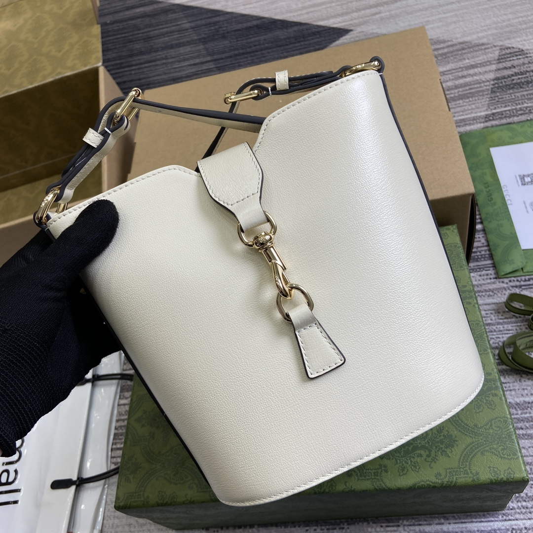 Gucci 782908 Mini Bucket Shoulder Bag Ivory | gucci 782908 mini bucket shoulder bag ivory 4