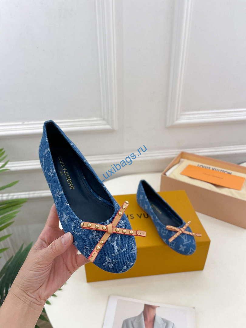 LV 1ACK97 Louis Vuitton Nina Flat Ballerina L66385 | lv 1ack97 louis vuitton nina flat ballerina l66385 4