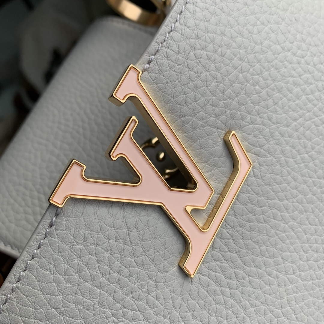 LV M23280 Louis Vuitton Capucines BB Handbag Ice Grey | lv m23280 louis vuitton capucines bb handbag ice grey 5