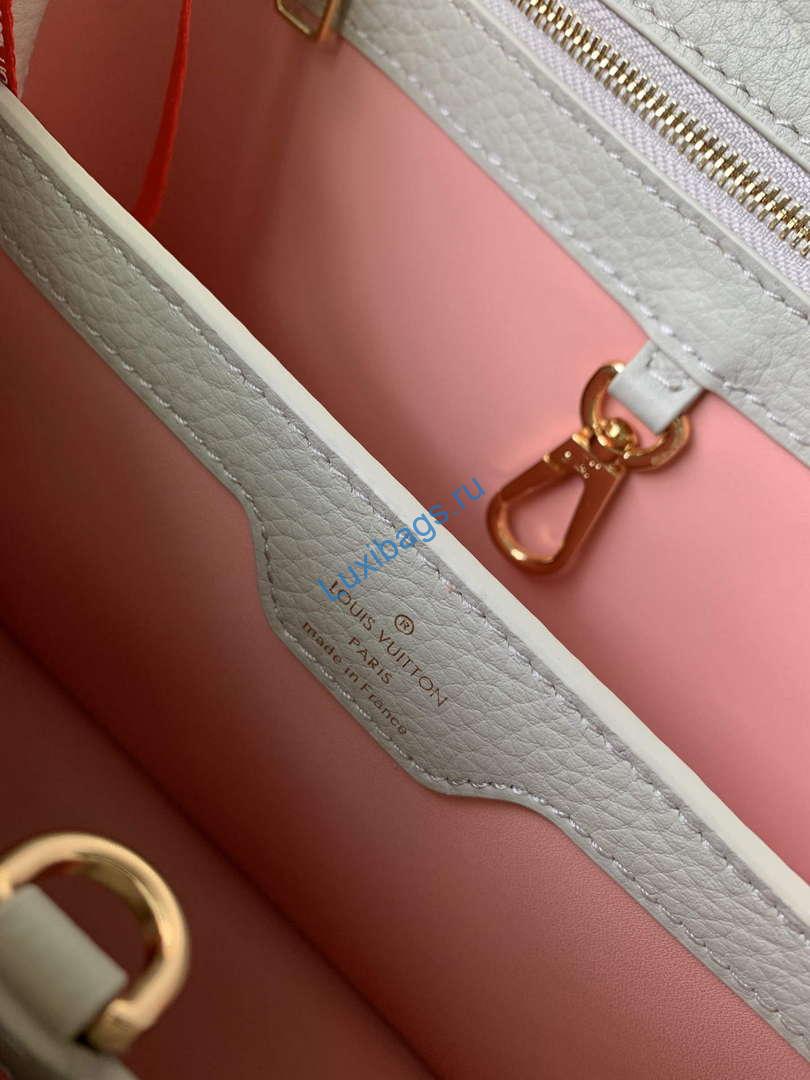 LV M23280 Louis Vuitton Capucines BB Handbag Ice Grey | lv m23280 louis vuitton capucines bb handbag ice grey 8