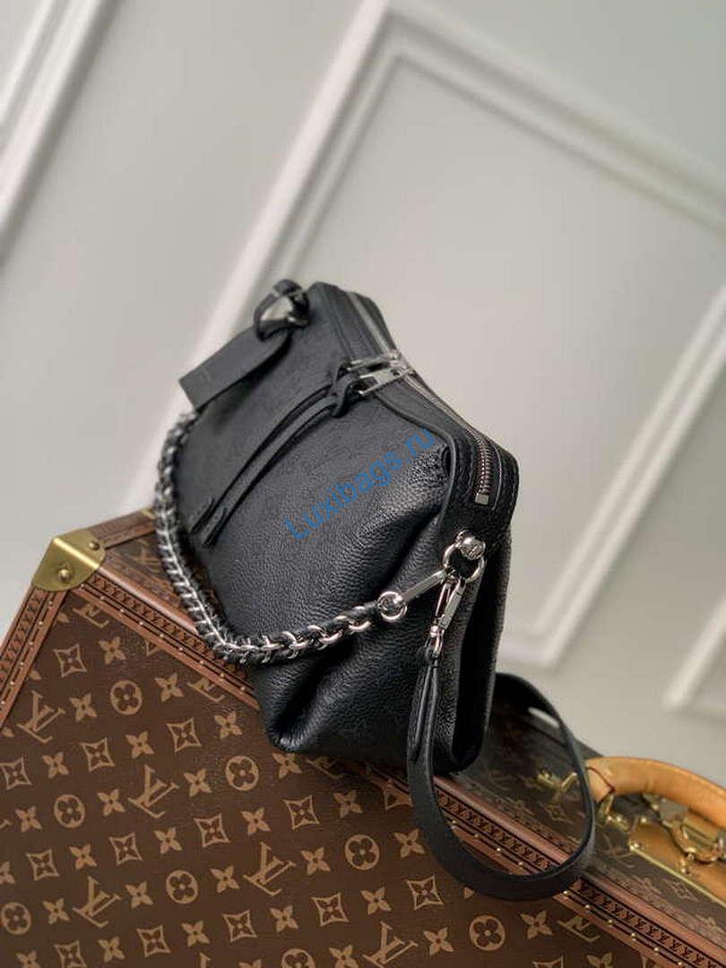 LV M24255 Louis Vuitton Hand It All PM Bag Mahina Black | lv m24255 louis vuitton hand it all pm bag mahina black 04