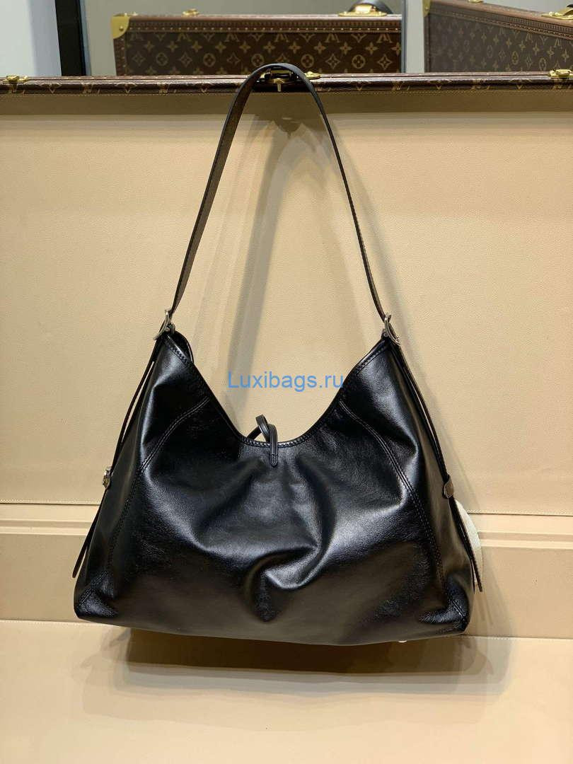 LV M25143 Louis Vuitton CarryAll Dark MM Handbag Black | lv m25143 louis vuitton carryall dark mm handbag black 2