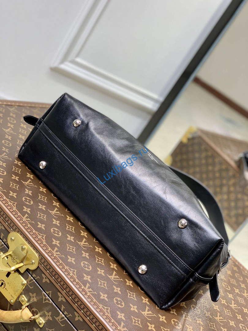 LV M25143 Louis Vuitton CarryAll Dark MM Handbag Black | lv m25143 louis vuitton carryall dark mm handbag black 4