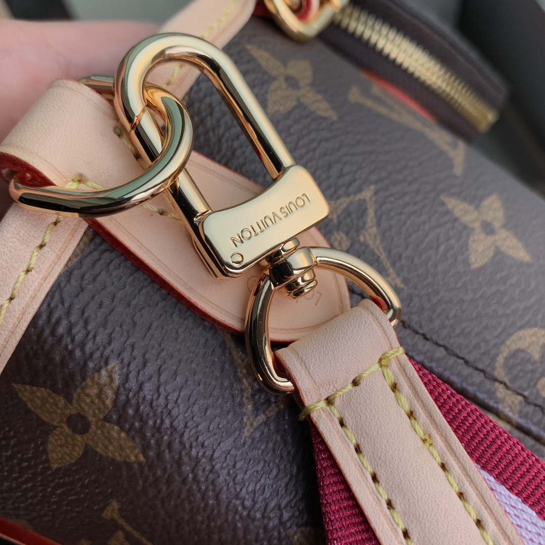 LV M46786 Louis Vuitton M46705 Neverfull BB Handbag Rose Peony | lv m46786 louis vuitton m46705 neverfull bb handbag rose peony 06