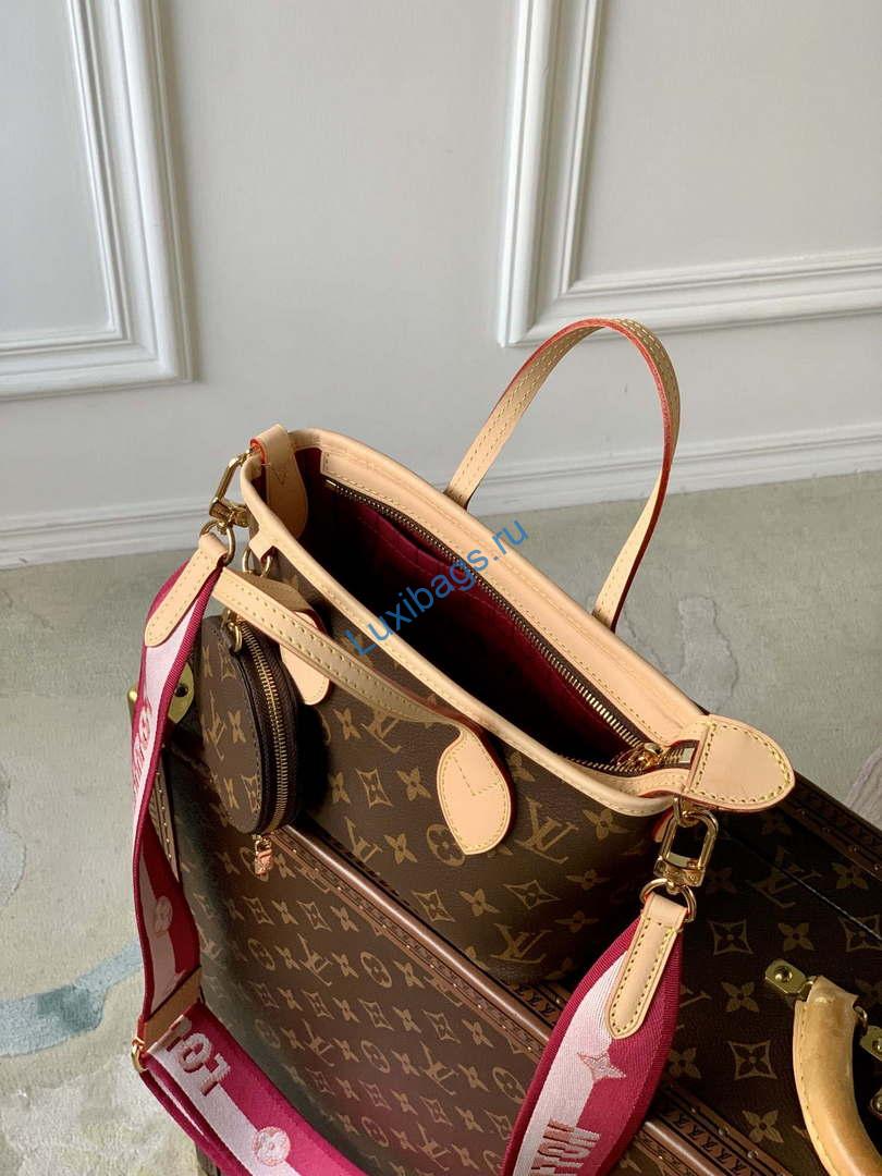 LV M46786 Louis Vuitton M46705 Neverfull BB Handbag Rose Peony | lv m46786 louis vuitton m46705 neverfull bb handbag rose peony 08