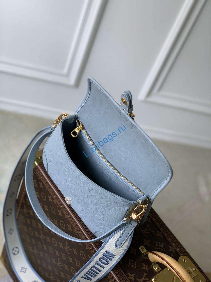 LV M46846 Louis Vuitton Diane Satchel Bag Blue Hour | lv m46846 louis vuitton diane satchel bag blue hour 6