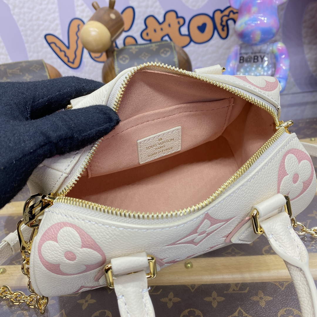 LV M46875 Louis Vuitton Speedy Bandoulière 20 Handbag Latte/Chamallow | lv m46875 louis vuitton speedy bandouliere 20 handbag latte chamallow 9