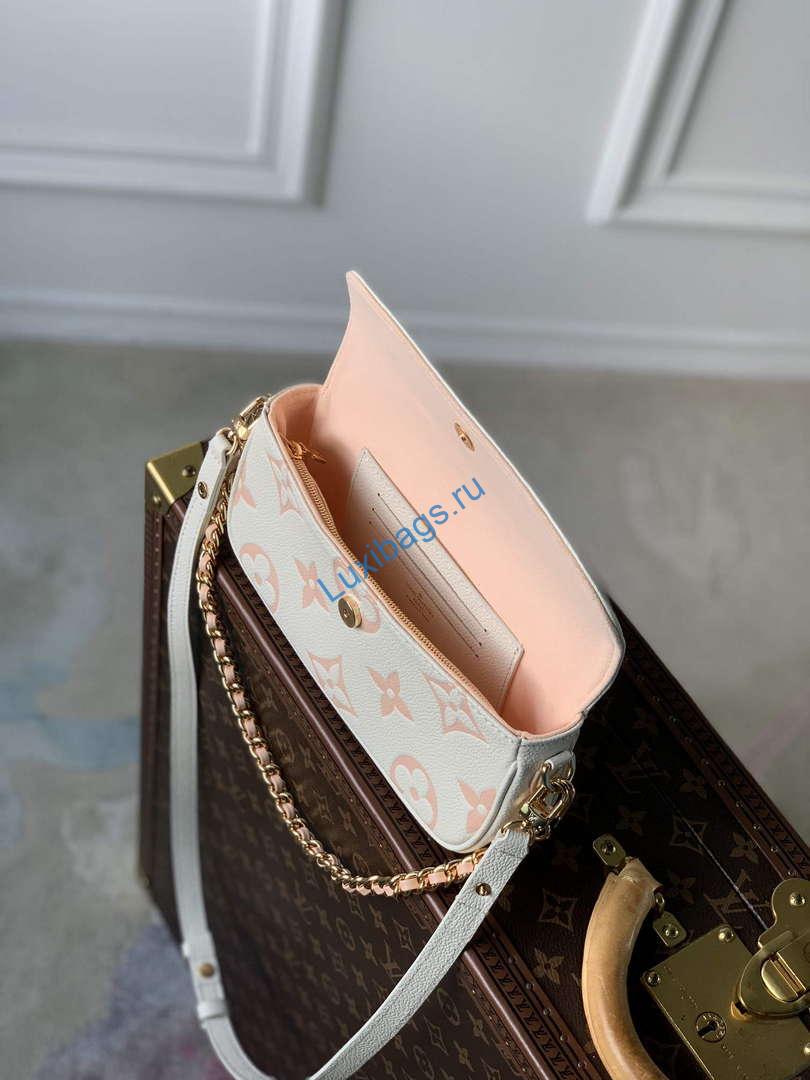 LV M82211 Louis Vuitton Wallet On Chain Ivy Bag Off-white/pink | lv m82211 louis vuitton wallet on chain ivy bag off white pink 6