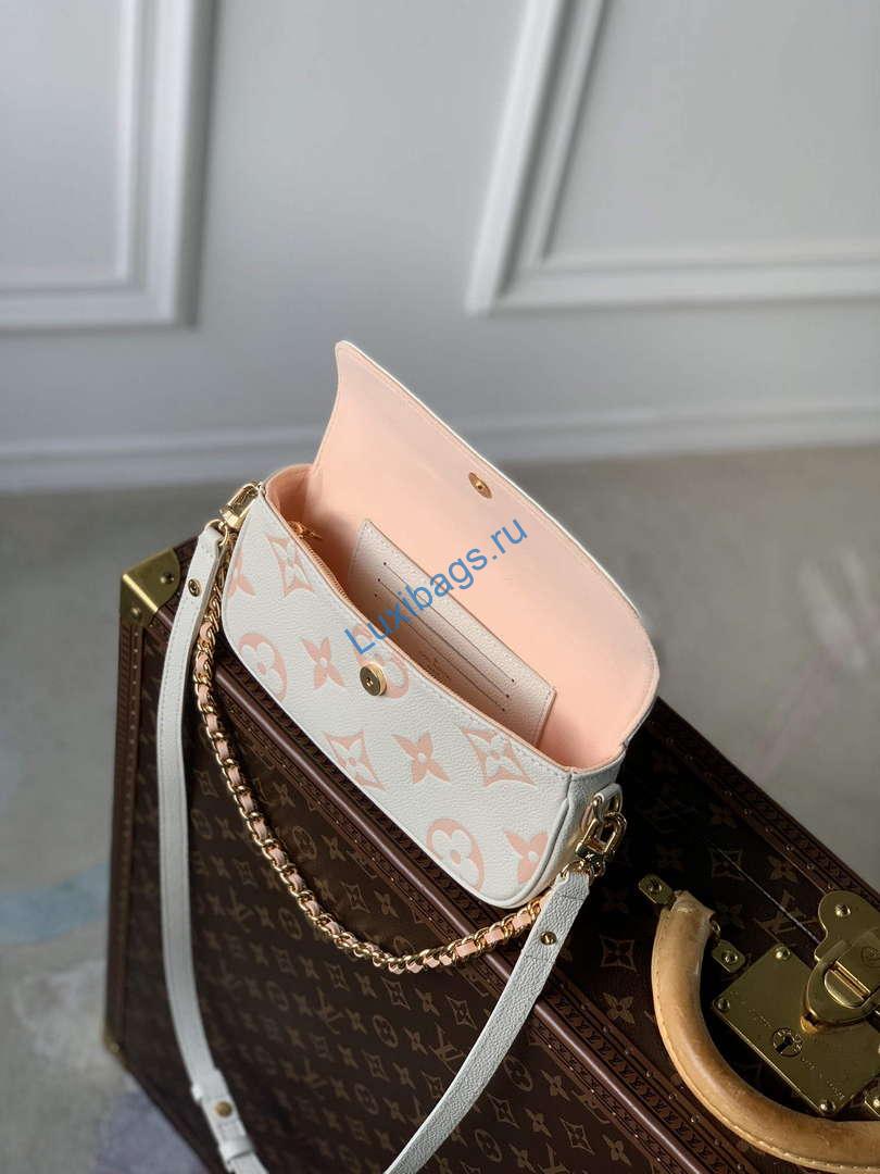 LV M82211 Louis Vuitton Wallet On Chain Ivy Bag Off-white/pink | lv m82211 louis vuitton wallet on chain ivy bag off white pink 7