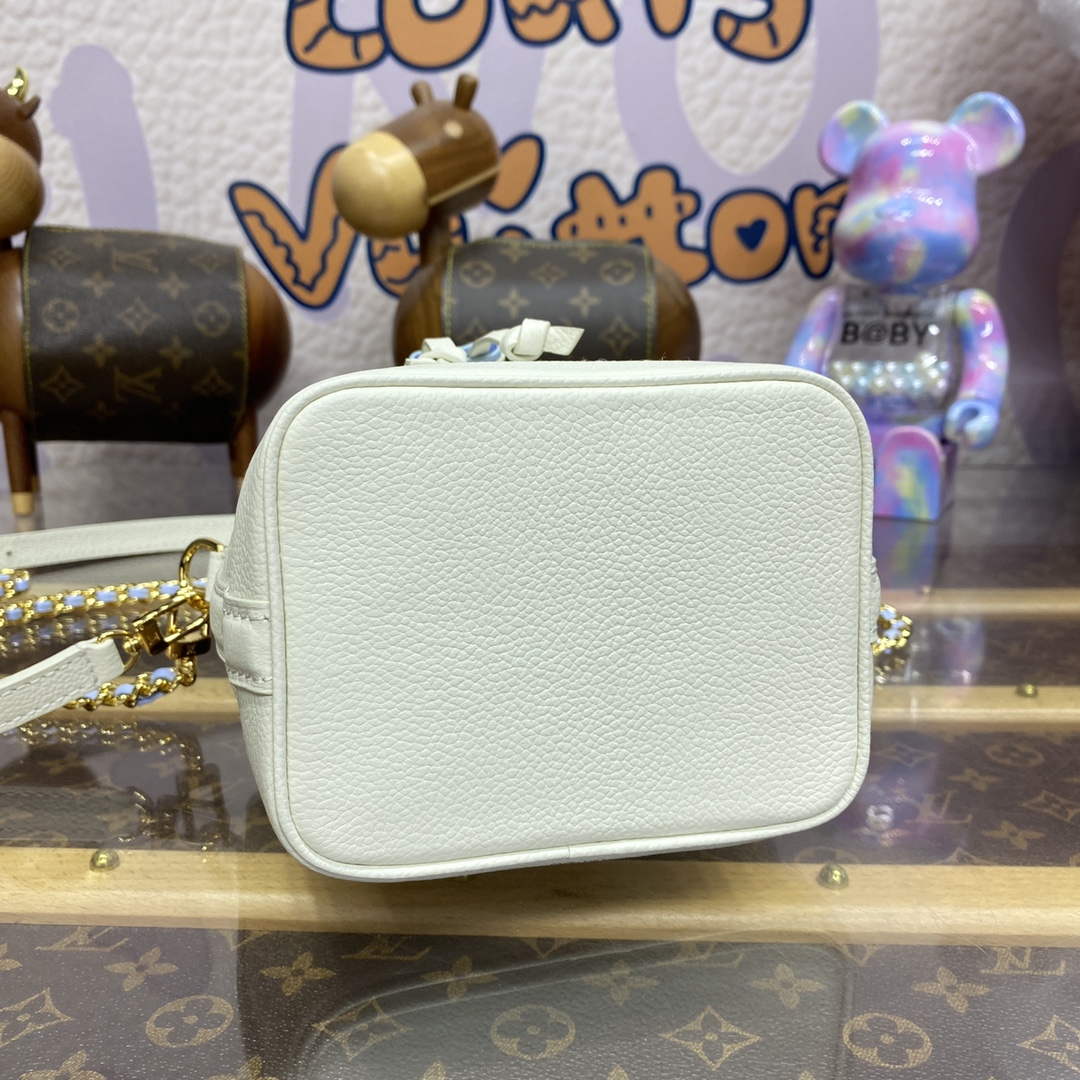 LV M82933 Louis Vuitton Nano Noé Bag Blue | lv m82933 louis vuitton nano noe bag blue 4