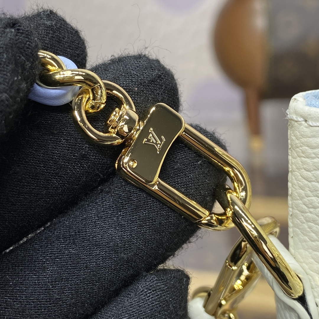LV M82933 Louis Vuitton Nano Noé Bag Blue | lv m82933 louis vuitton nano noe bag blue 7