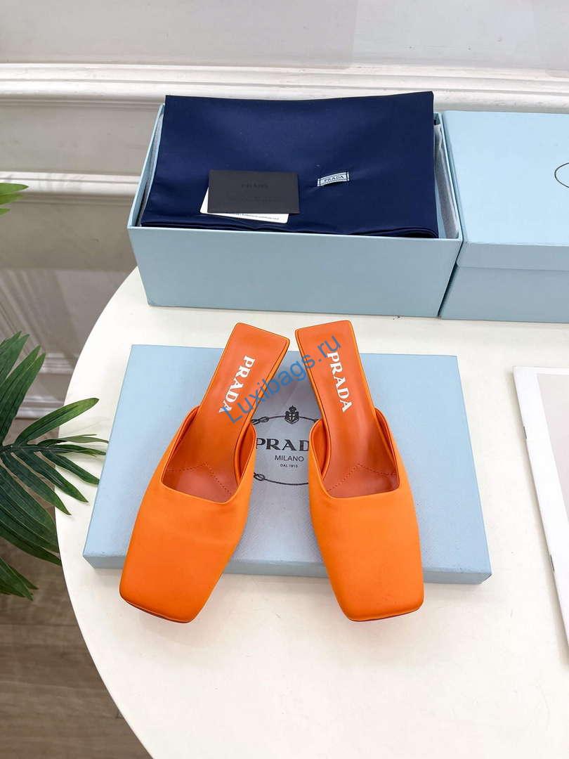 Prada 1I479N Women's Satin Mules Fashion Shoes P67320 | prada womens satin mules fashion shoes p67320 1