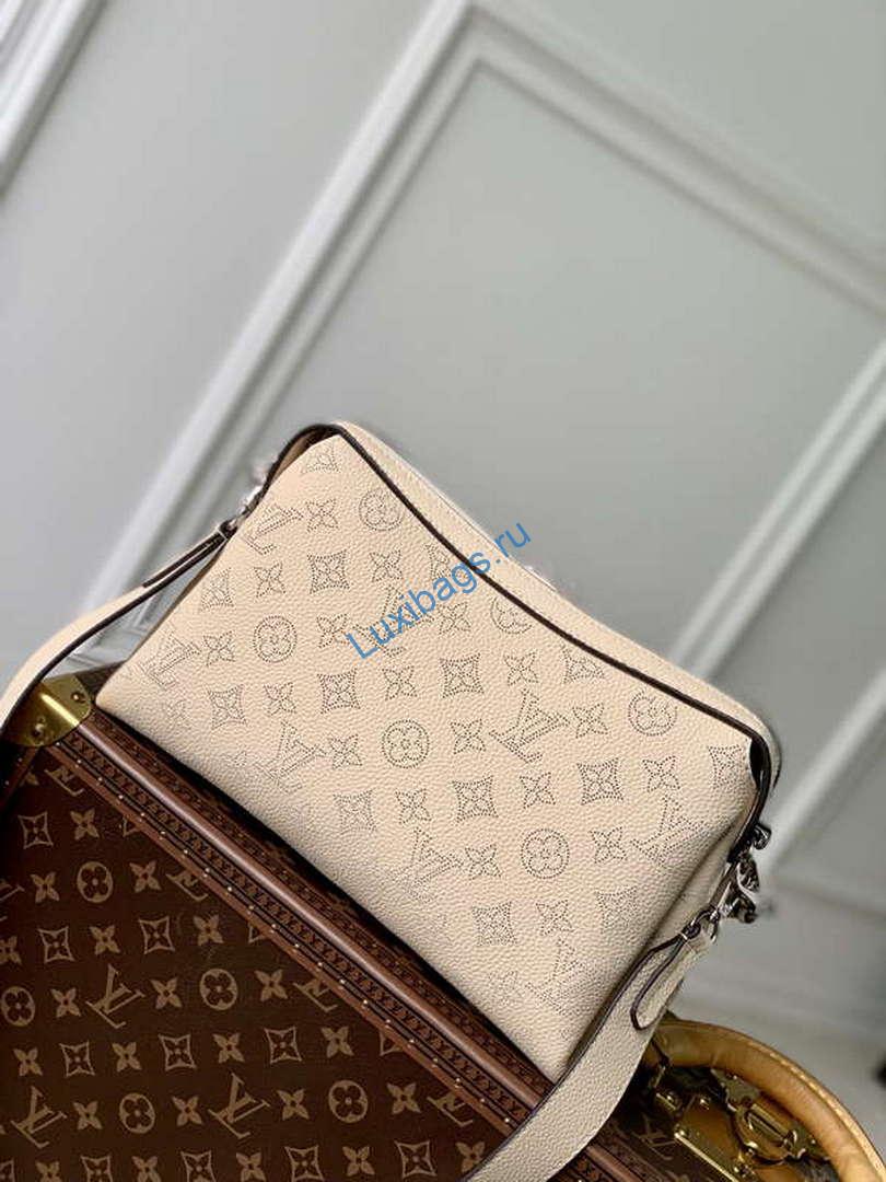 LV M24114 Louis Vuitton Hand It All PM Bag Mahina Crème Beige | v m24114 louis vuitton hand it all pm bag creme beige 02