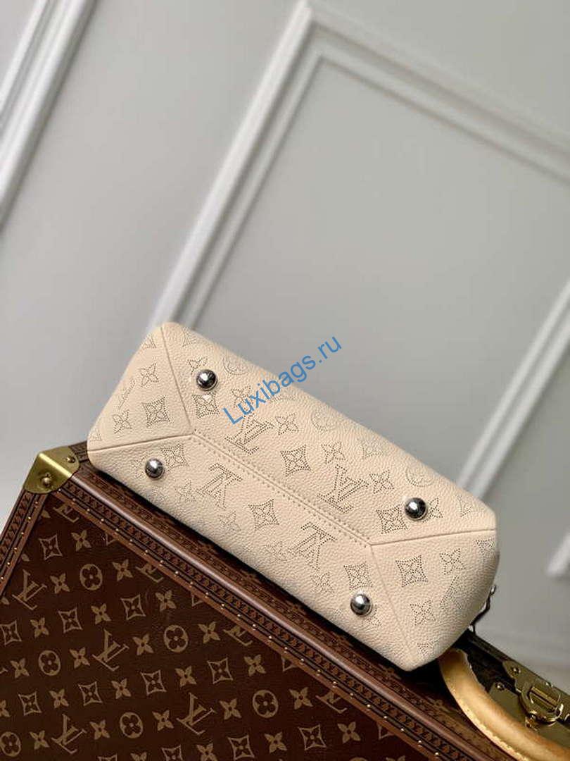 LV M24114 Louis Vuitton Hand It All PM Bag Mahina Crème Beige | v m24114 louis vuitton hand it all pm bag creme beige 05