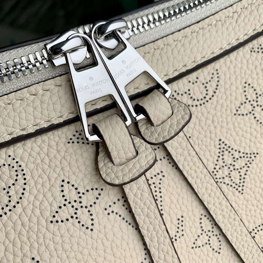 LV M24114 Louis Vuitton Hand It All PM Bag Mahina Crème Beige | v m24114 louis vuitton hand it all pm bag creme beige 06
