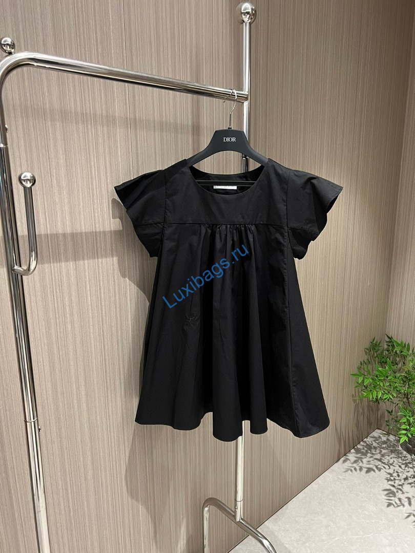 Dior Women's Ruffled flying sleeve A-line doll-fit shirt top D60021 | dior womens ruffled flying sleeve a line doll fit shirt top d60021 007