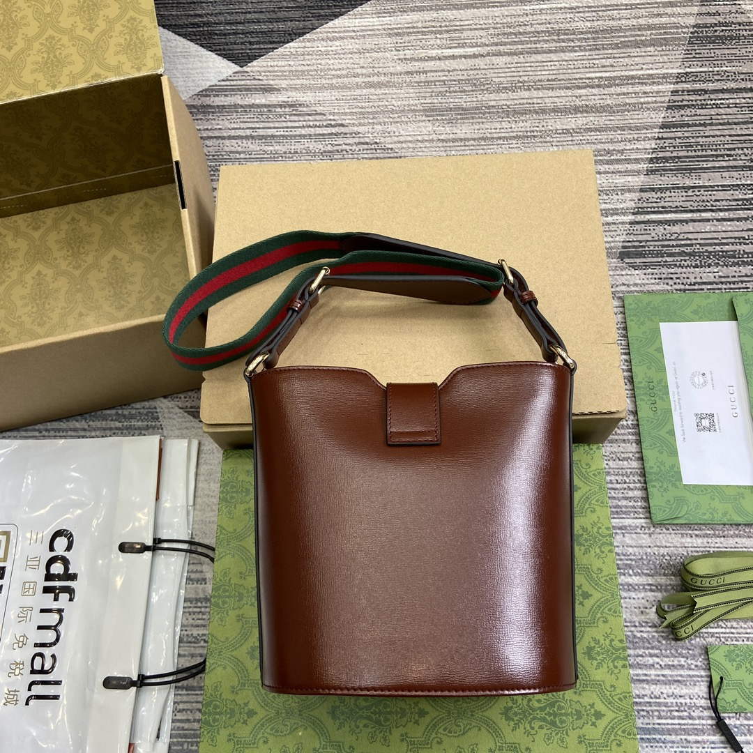 Gucci 782908 Mini Bucket Shoulder Bag Brown | gucci 782908 mini bucket shoulder bag brown 2