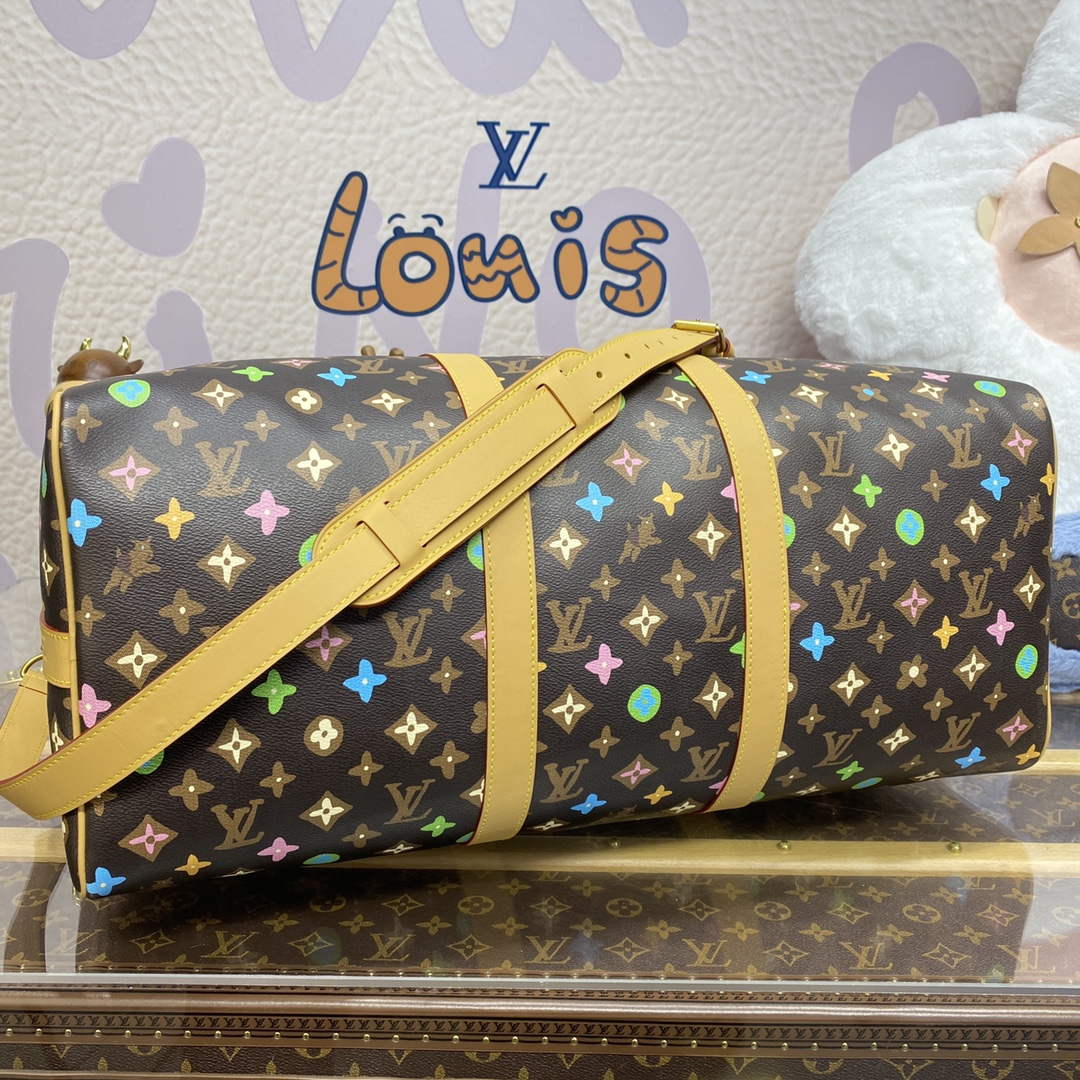 LV M24901 Louis Vuitton Keepall Bandoulière 50 Travel Bag Chocolate | lv m24901 louis vuitton keepall bandouliere 50 travel bag chocolate 4